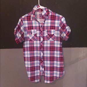 Short sleeve flannel